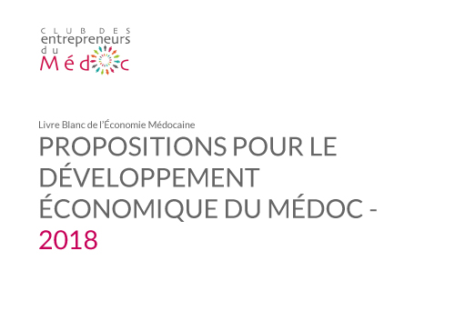 LIVRE BLANC 2018 propositions pour un developpement economique du Medoc - Le dossier de la mobilité professionnelle en Médoc