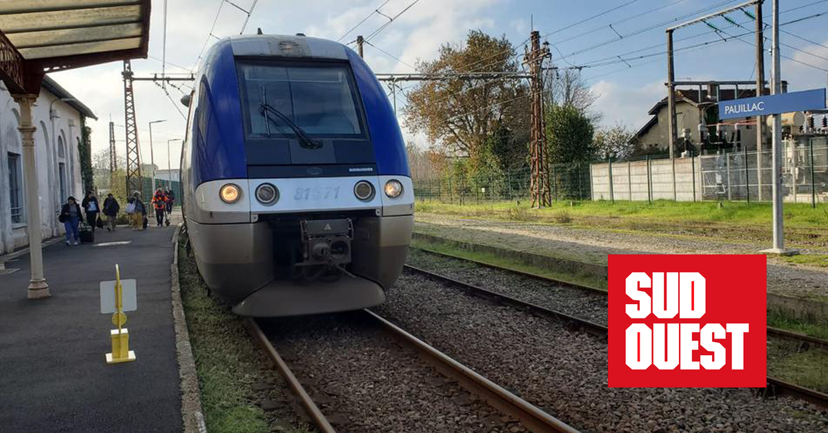 Les voyageurs qui empruntent la ligne 42 sont vent debout. Le train de 6 h 25 qui relie Bordeaux à Lesparre et à Pauillac a été supprimé du jour au lendemain.