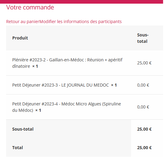 S'inscrire à plusieurs événements en 1 seule fois (1 seule commande) notice evenements 03 - S'inscrire à plusieurs événements en 1 seule fois (1 seule commande)