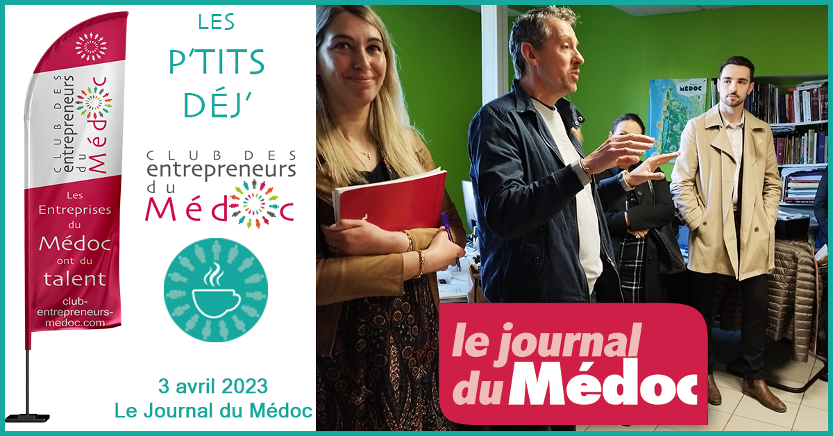 2023 04 03 Le Journal du Medoc RETOUR Une - Retour sur la plénière du 15 mai 2023 à Hourtin