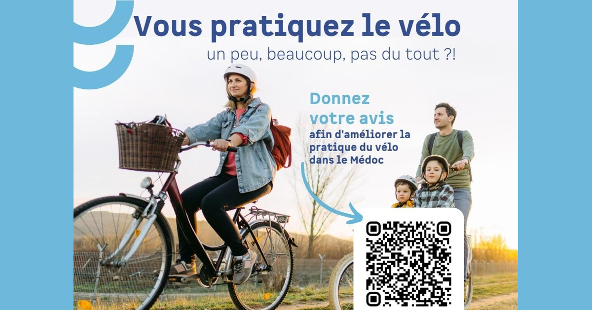 Enquête auprès des usagers du vélo en Médoc par le PNR Médoc
