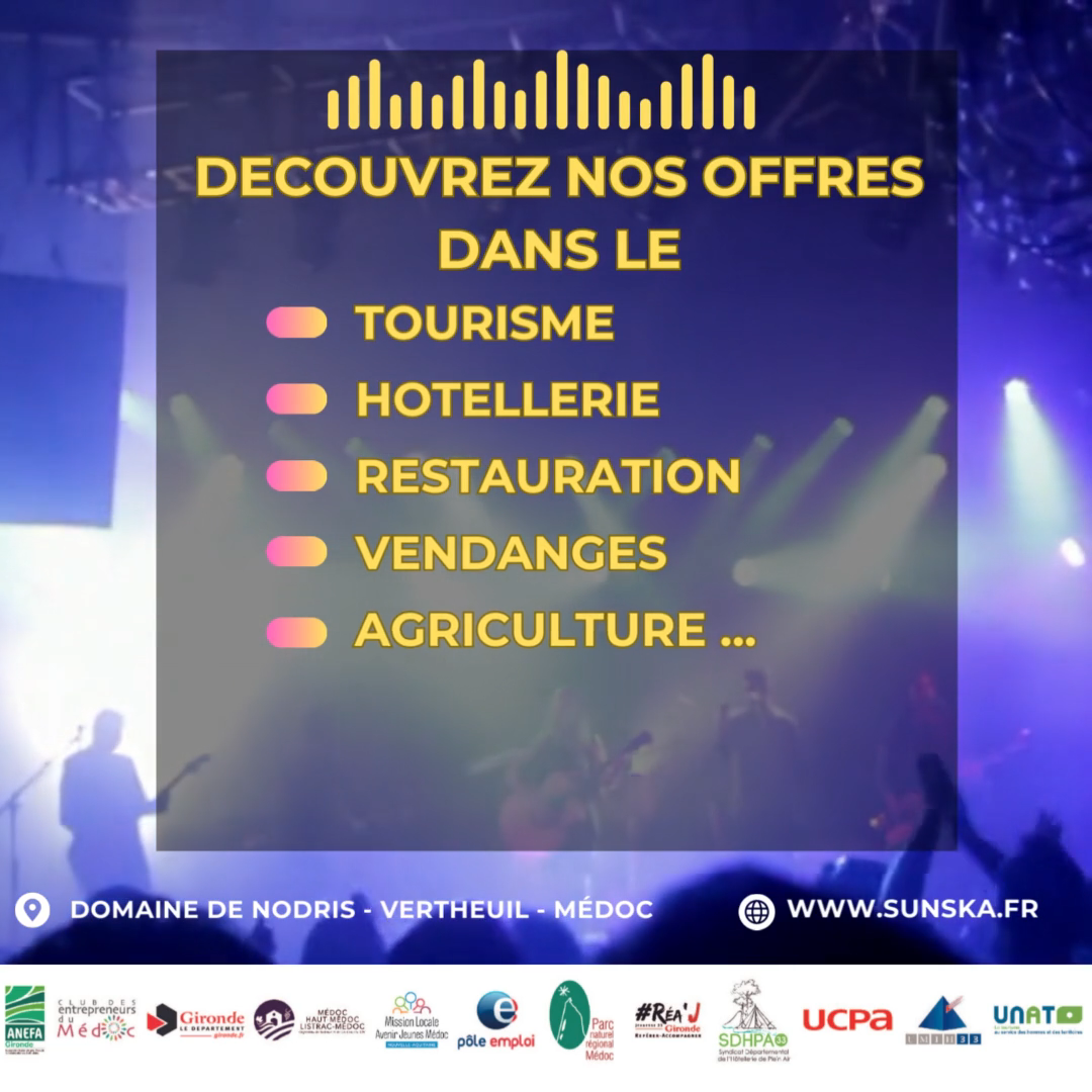 TROUVE TON JOB : Une collaboration inédite pendant le Sunska Festival 2023 Snapshot 2 - TROUVE TON JOB : Une collaboration inédite pendant le Sunska Festival 2023